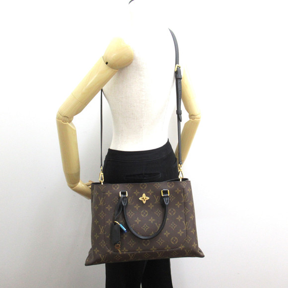 Louis Vuitton Flower Tote Shoulder Bag Brown - Picture 5 of 10